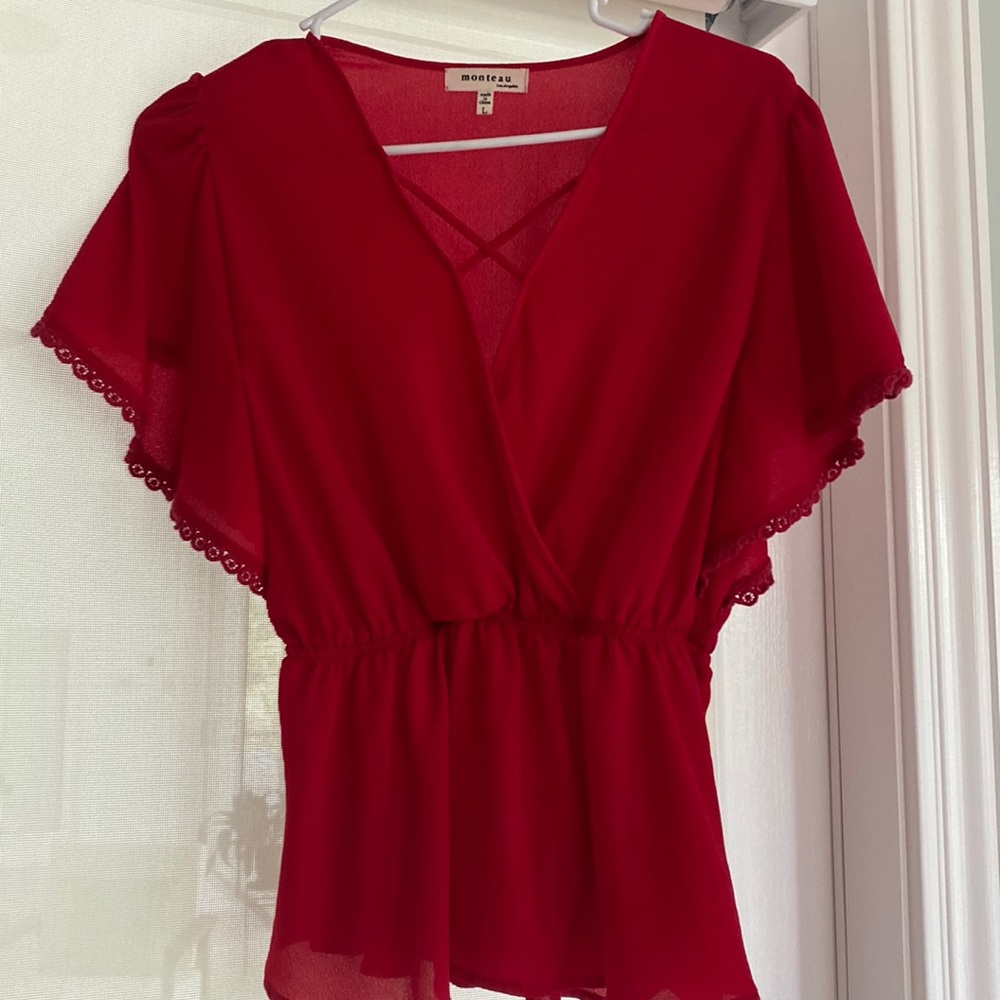 Super cute red top